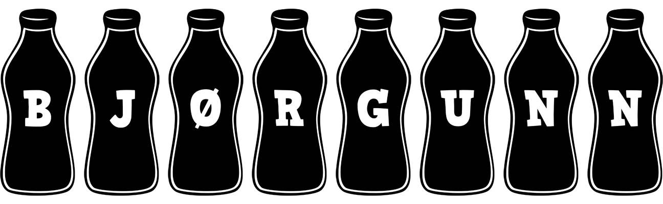 Bjørgunn bottle logo