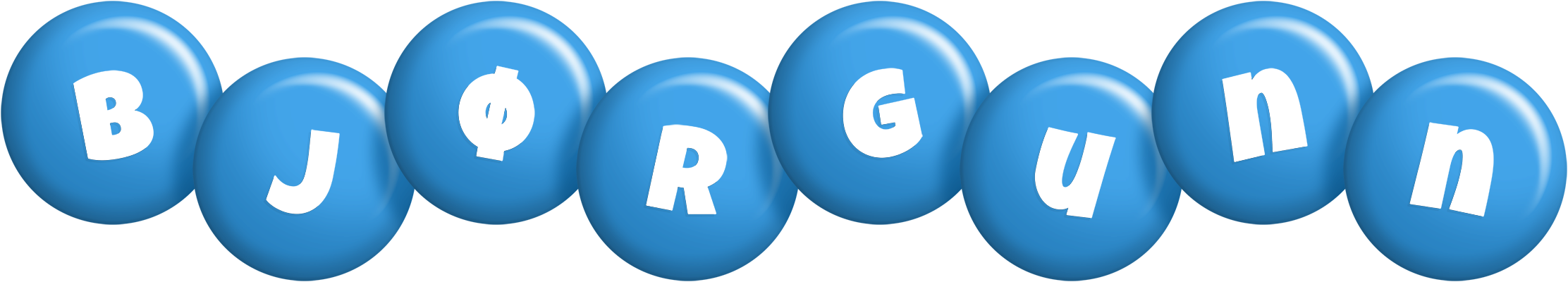 Bjørgunn candy-blue logo