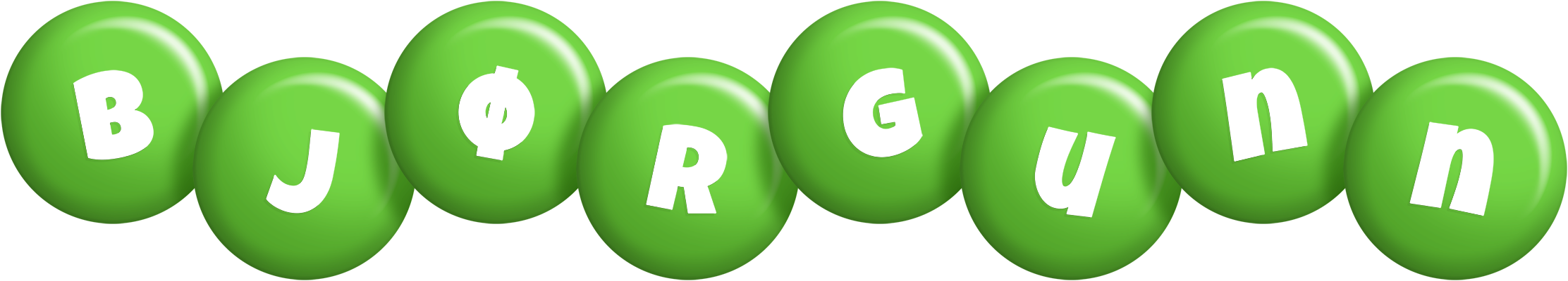 Bjørgunn candy-green logo