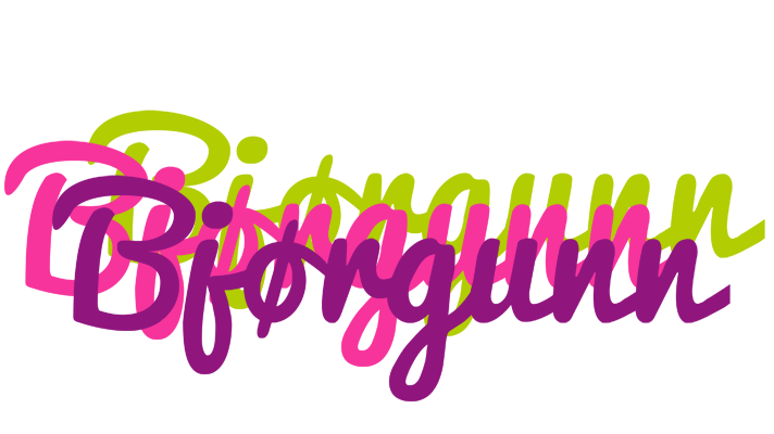 Bjørgunn flowers logo
