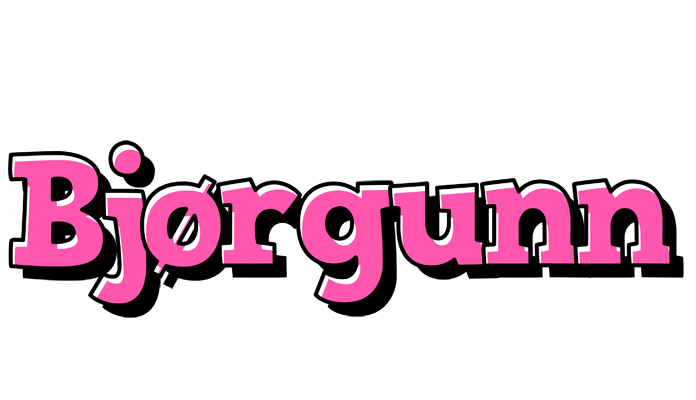 Bjørgunn girlish logo
