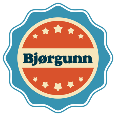 Bjørgunn labels logo