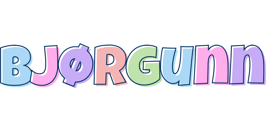 Bjørgunn pastel logo