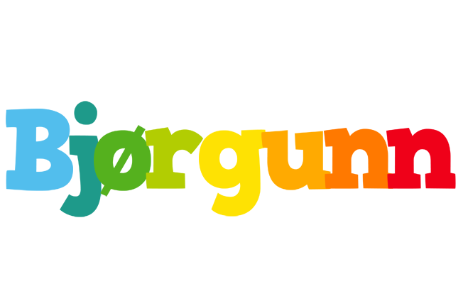 Bjørgunn rainbows logo