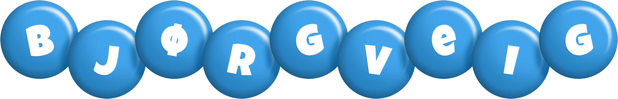 Bjørgveig candy-blue logo