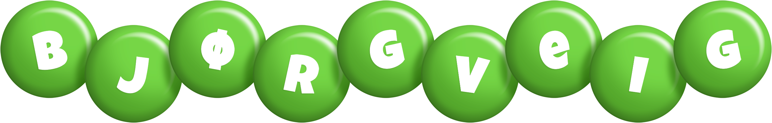 Bjørgveig candy-green logo
