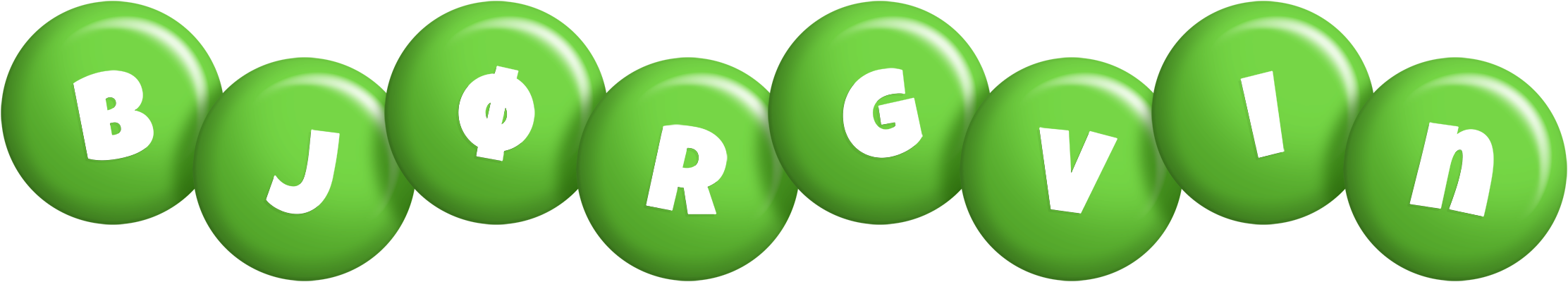 Bjørgvin candy-green logo