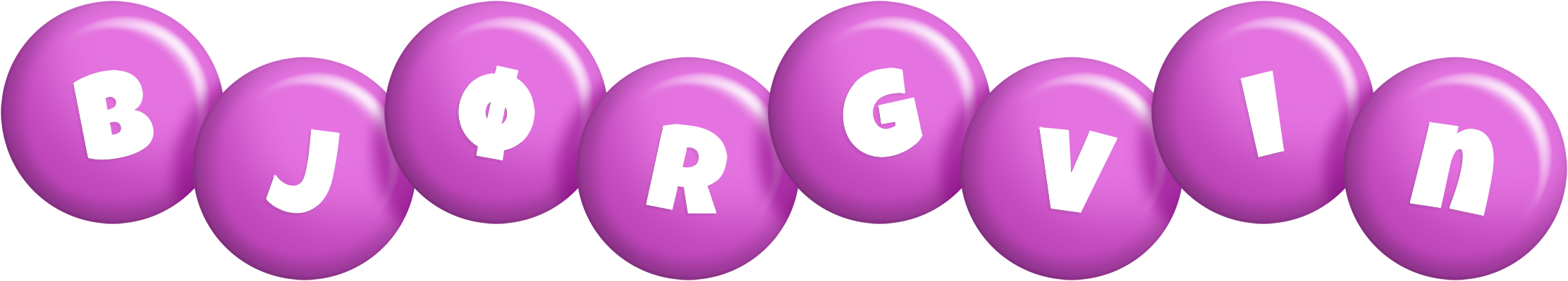 Bjørgvin candy-purple logo