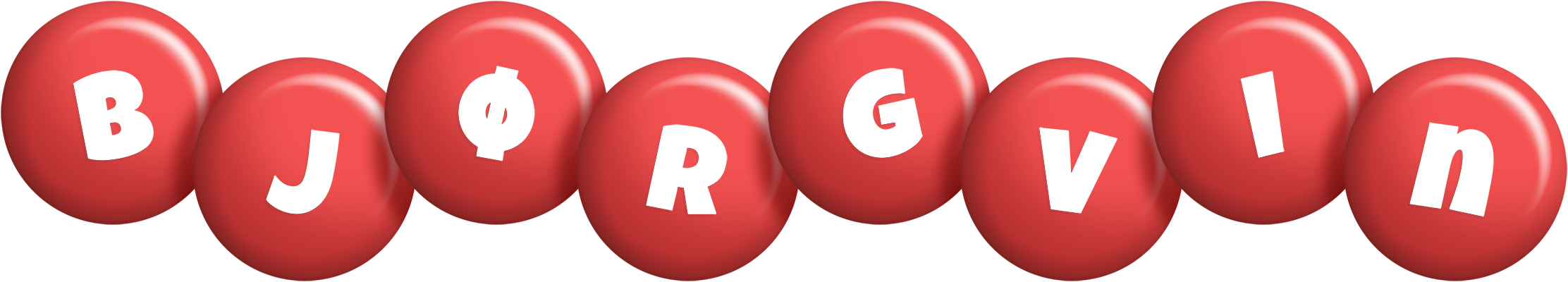 Bjørgvin candy-red logo