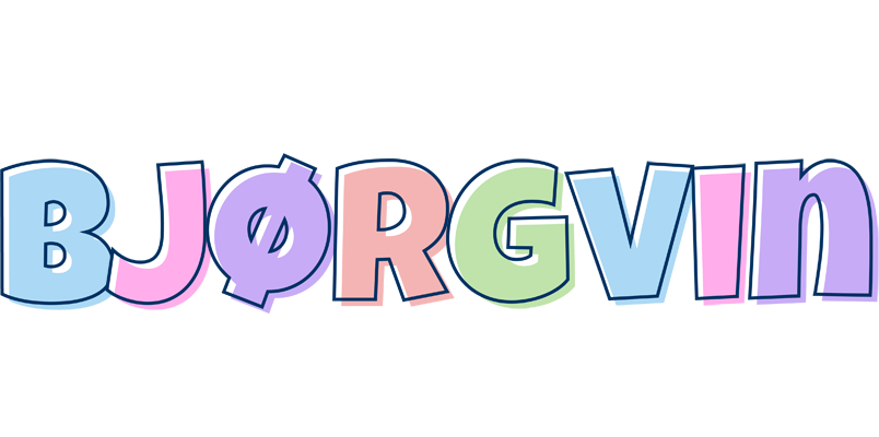 Bjørgvin pastel logo