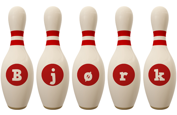Bjørk bowling-pin logo