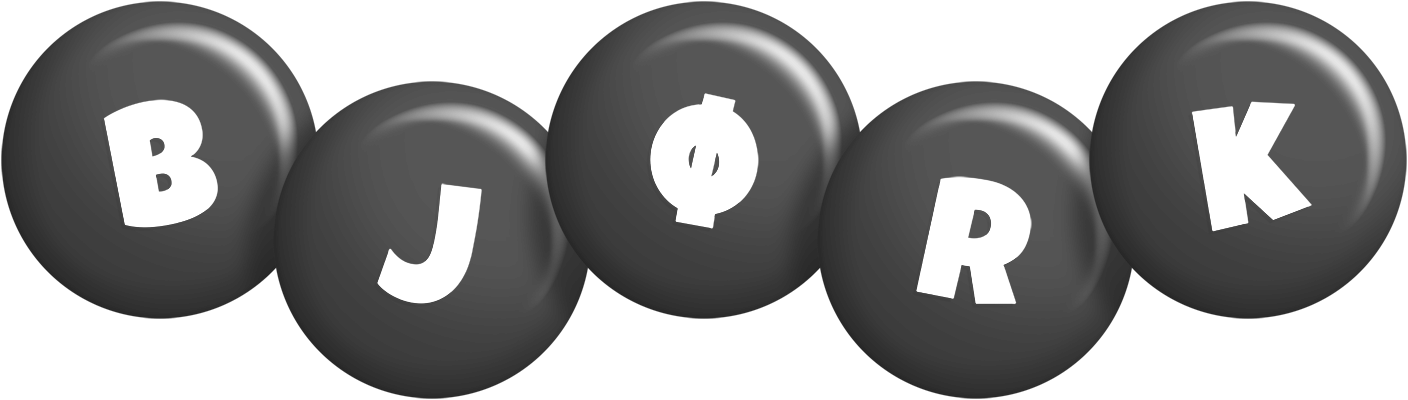 Bjørk candy-black logo