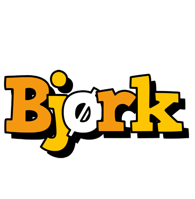 Bjørk cartoon logo