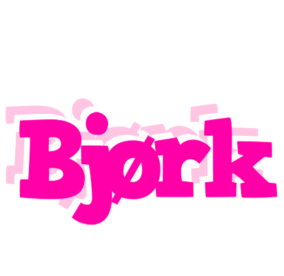 Bjørk dancing logo