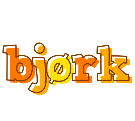 Bjørk desert logo