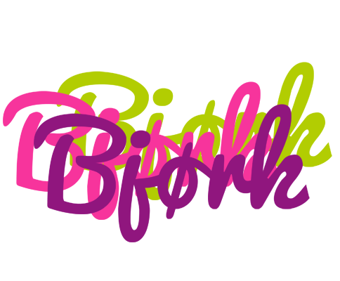 Bjørk flowers logo