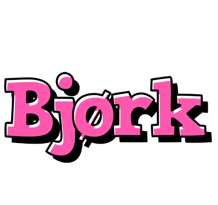 Bjørk girlish logo