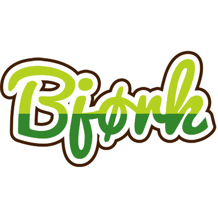 Bjørk golfing logo