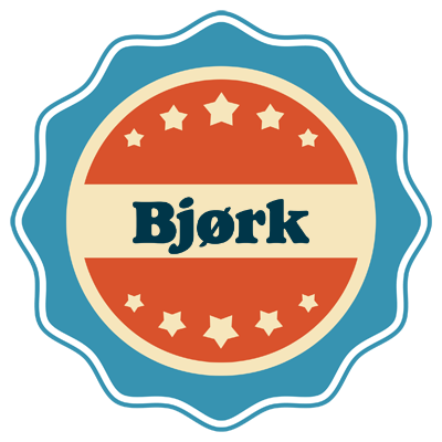 Bjørk labels logo
