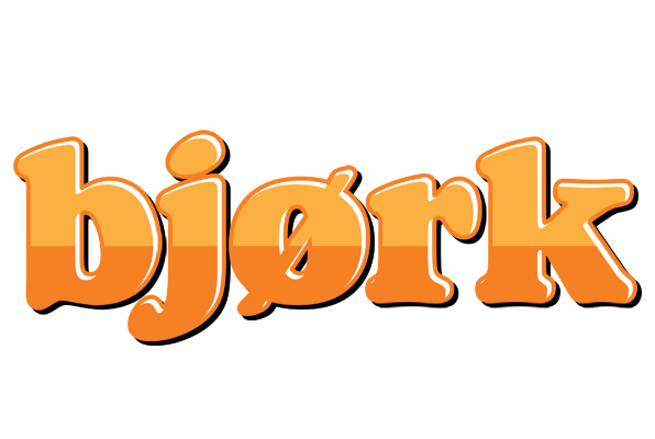 Bjørk orange logo