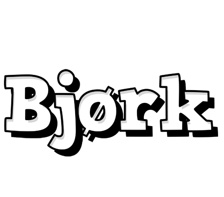 Bjørk snowing logo