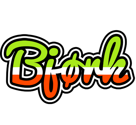 Bjørk superfun logo