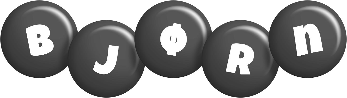 Bjørn candy-black logo