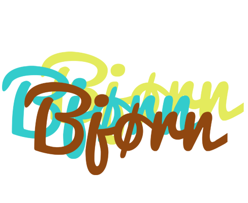 Bjørn cupcake logo