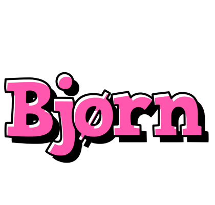 Bjørn girlish logo