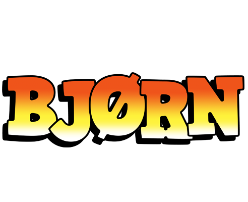 Bjørn sunset logo