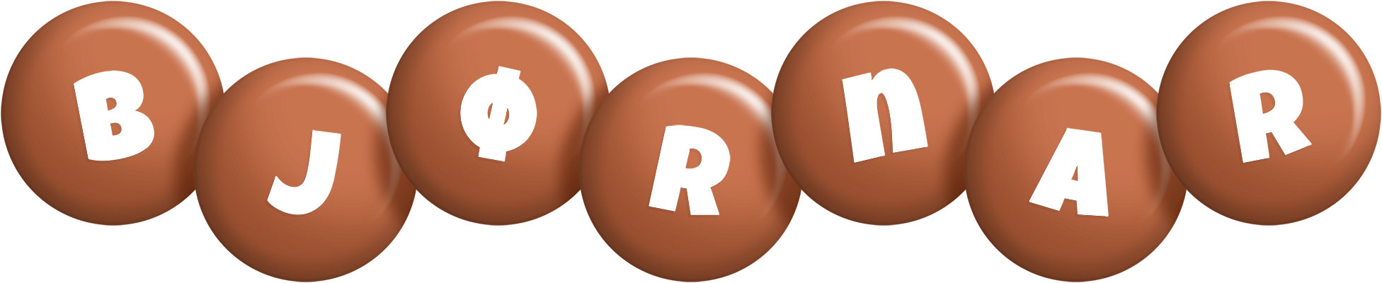 Bjørnar candy-brown logo