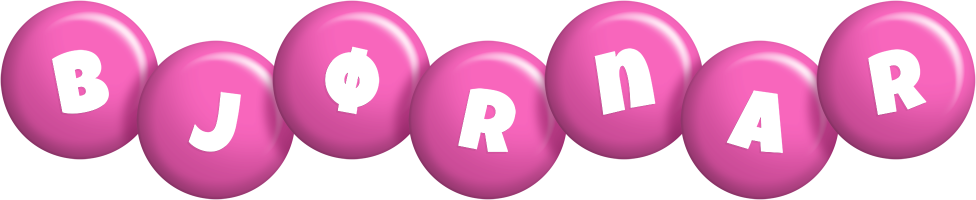 Bjørnar candy-pink logo