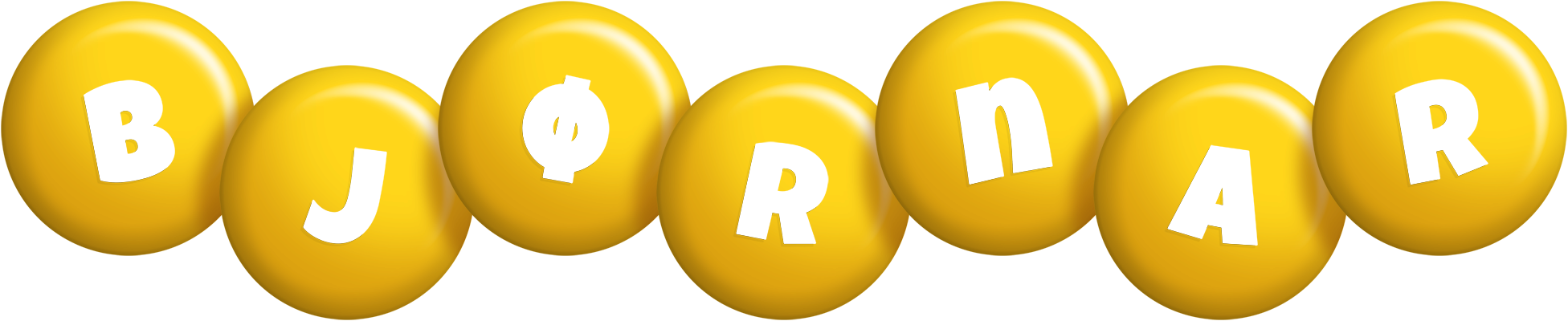Bjørnar candy-yellow logo