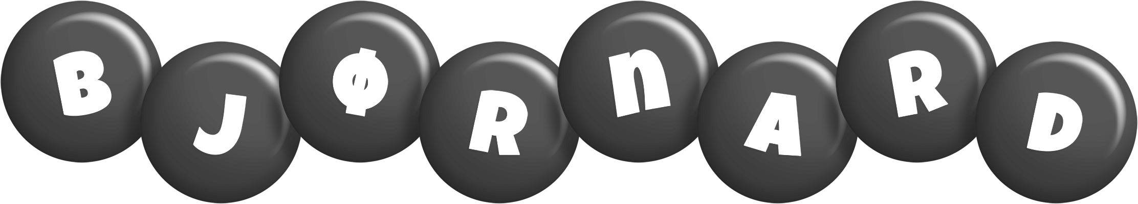 Bjørnard candy-black logo