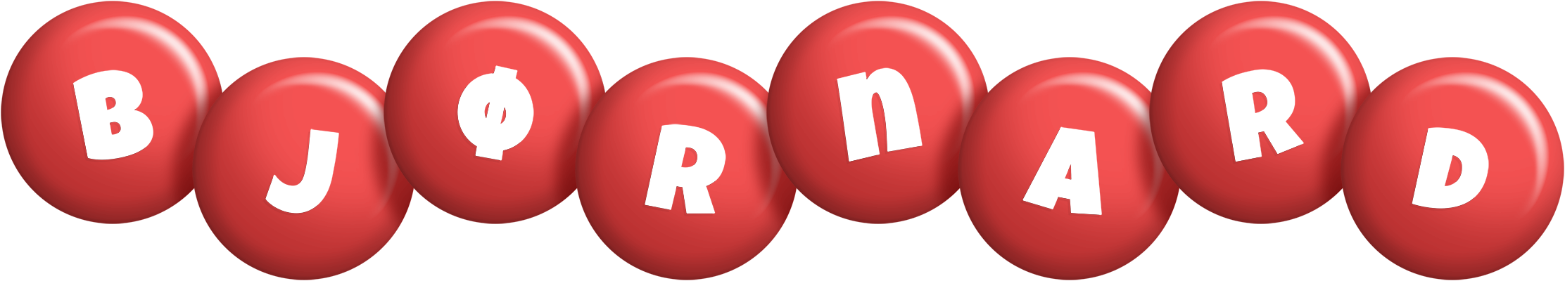 Bjørnard candy-red logo