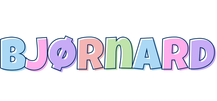 Bjørnard pastel logo