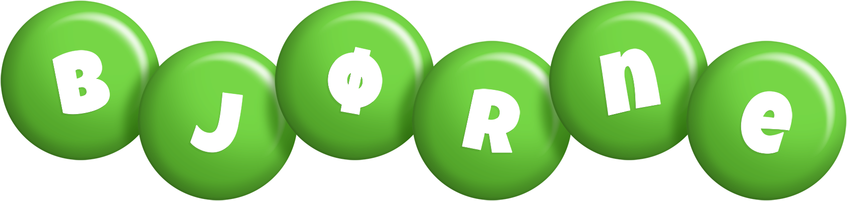 Bjørne candy-green logo