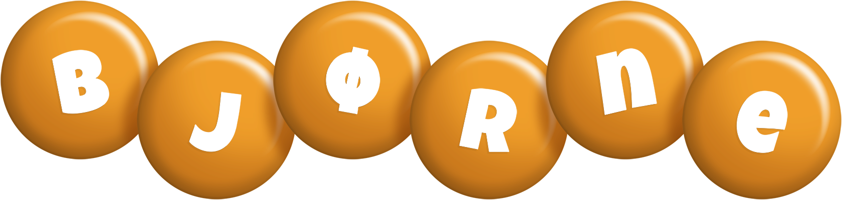 Bjørne candy-orange logo