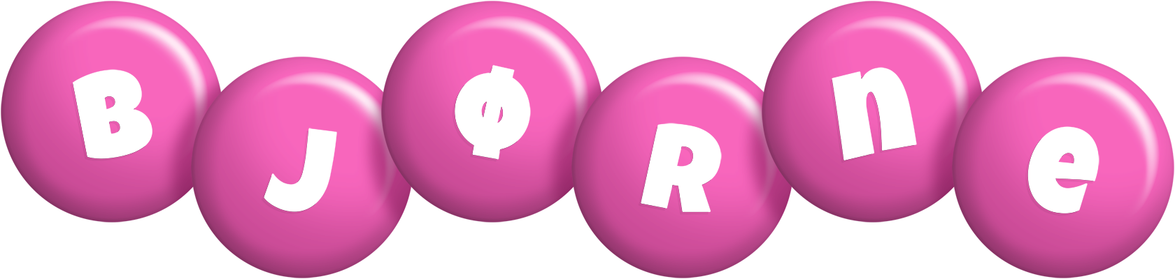 Bjørne candy-pink logo