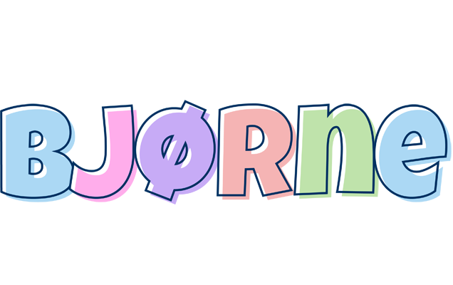 Bjørne pastel logo