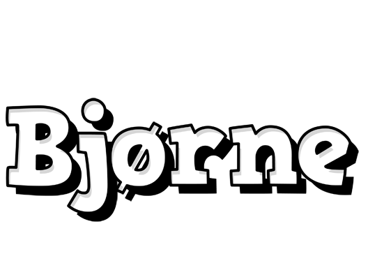 Bjørne snowing logo