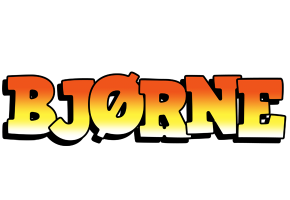 Bjørne sunset logo
