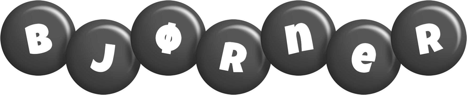 Bjørner candy-black logo