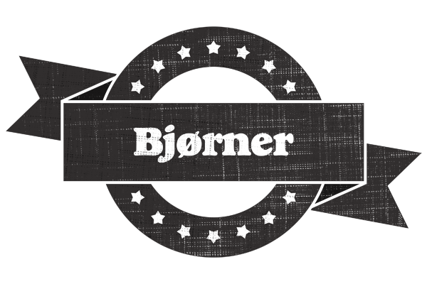 Bjørner grunge logo