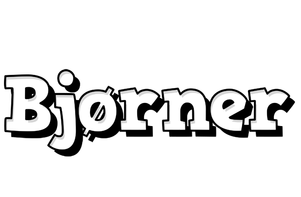 Bjørner snowing logo