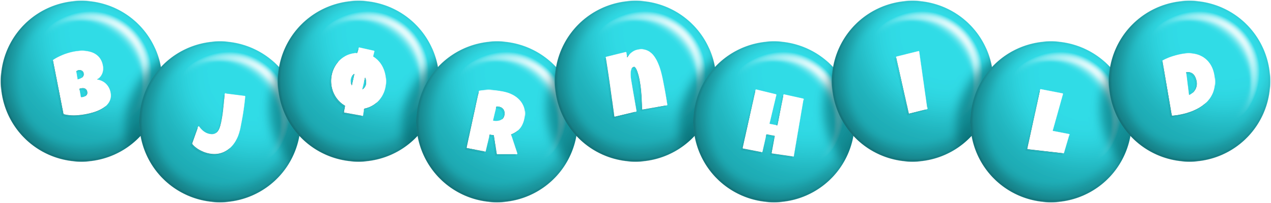 Bjørnhild candy-azur logo