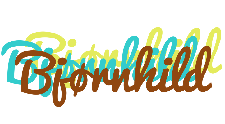 Bjørnhild cupcake logo
