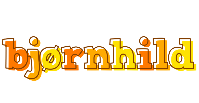 Bjørnhild desert logo