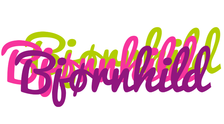 Bjørnhild flowers logo