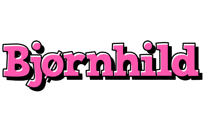 Bjørnhild girlish logo